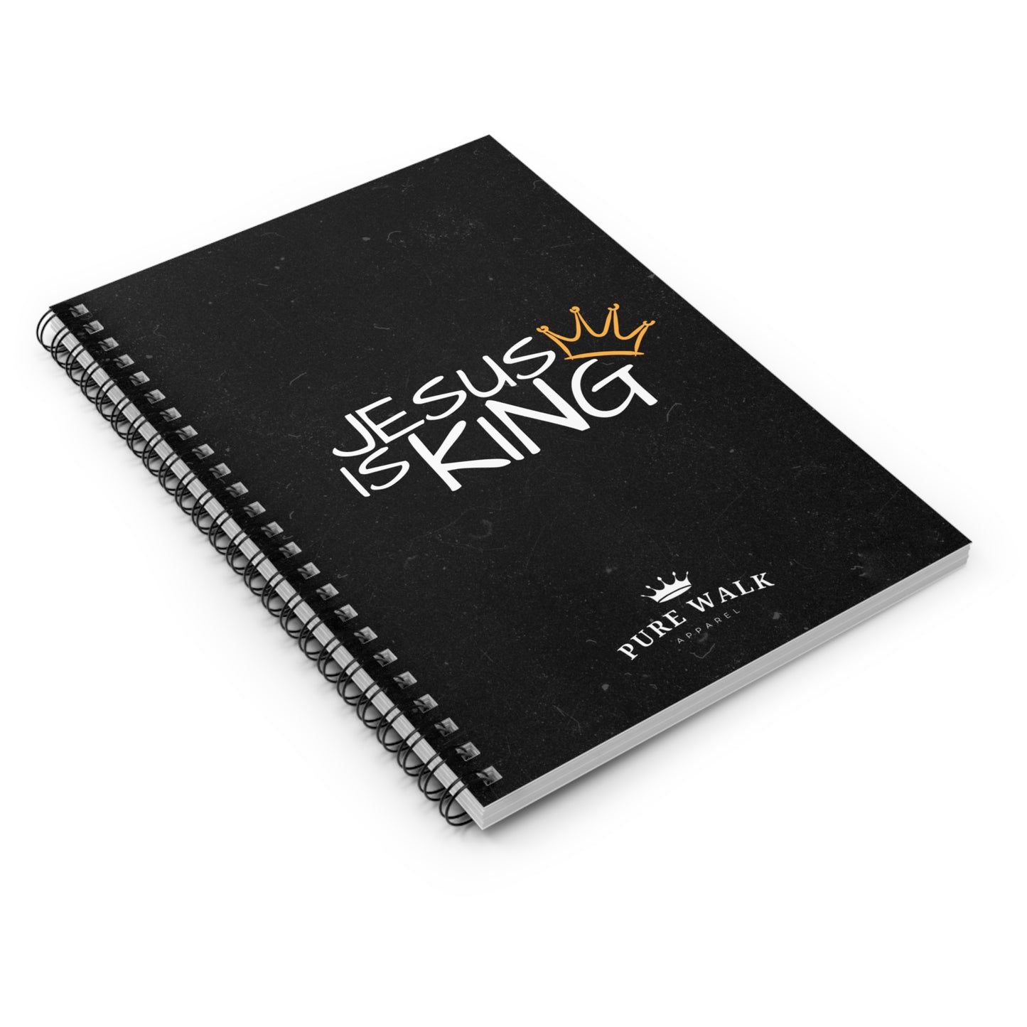 Jesus Is King- Spiral Notebook - Ruled Line